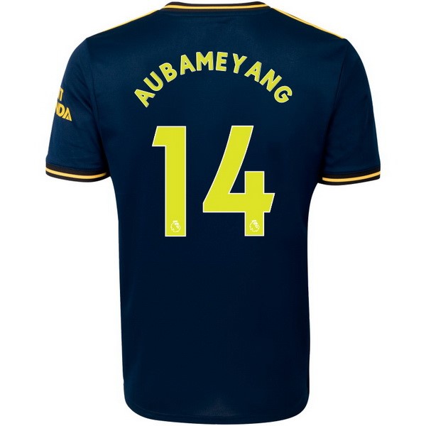 Camiseta Arsenal NO.14 Aubameyang Replica Tercera Ropa 2019/20 Azul